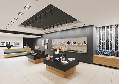 Giusta illuminazione per il retail