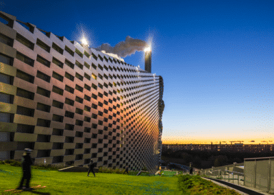 CopenHill: la collina da sci illuminata con soluzioni iGuzzini