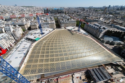 Protezione e trasparenza al Forum Les Halles a Parigi