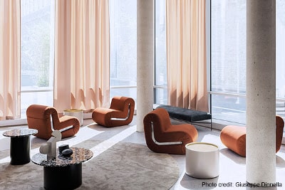 Location evocativa con richiami di design