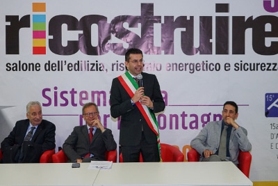 Inaugurata a Longarone Fiere la 15° edizione di “Ri-Costruire 3.0” e “Arte in Fiera Dolomiti”