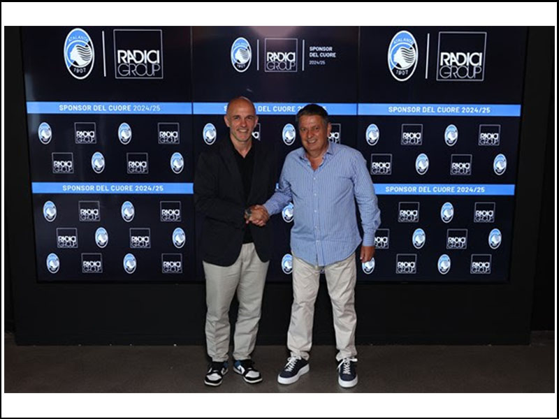 Rinnovata la partnership tra RadiciGroup e Atalanta