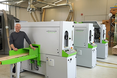 Tre seghe Wintersteiger sono di nuovo ‘a bordo’ di A&D Houtbewerking