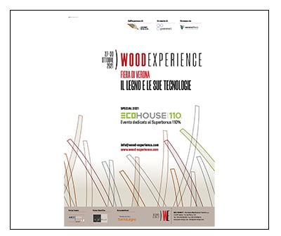 A ottobre, il ‘mondo’ del legno a Wood Experience a Verona