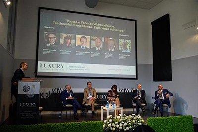 A Milano,  il 15 settembre 2022, Luxury Hospitality Conference