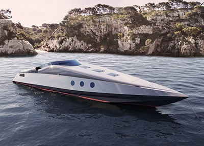 Alcantara riveste Mayla fortyfour, imbarcazione elettrica presentata a Cannes
