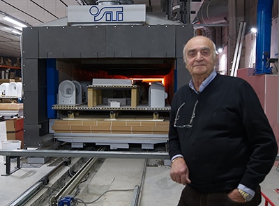 Inaugurato il nuovo forno di ultima generazione di Scarabeo Ceramiche