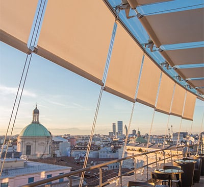 L’Hotel dei Cavalieri e le schermature solari Resstende