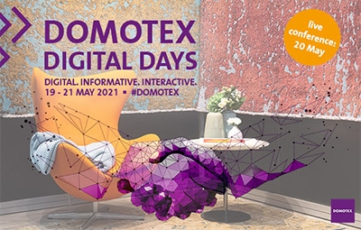 Domotex si prepara alla versione digitale di maggio con i Domotex Digital Days