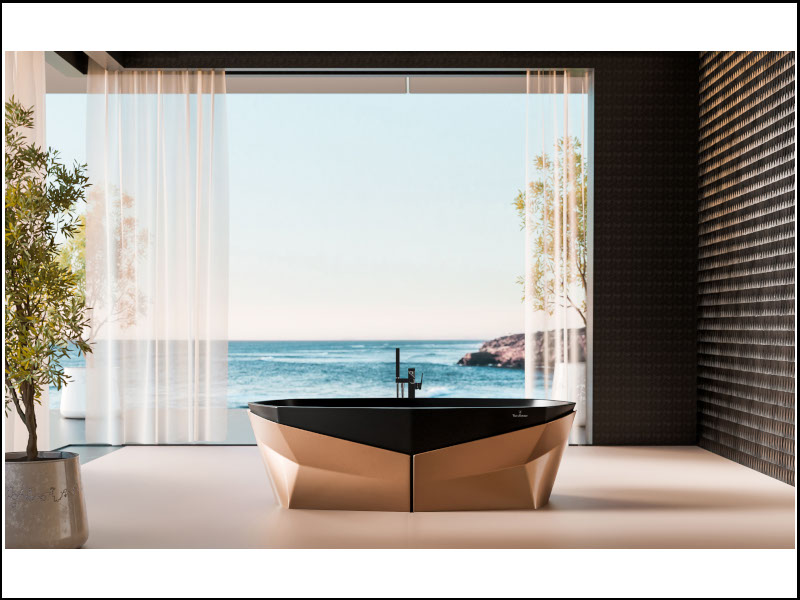 AUREAS: la vasca da bagno iconica Tonino Lamborghini total living