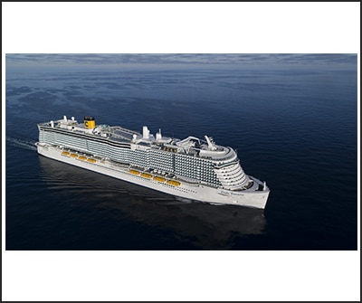 Smart Working a bordo della nuova ammiraglia di Costa Crociere
