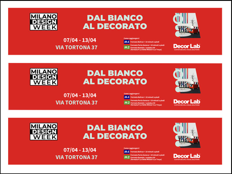 Decor Lab: Dal Bianco al Decorato per un viaggio nella decorazione personalizzata