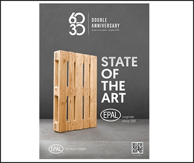 Doppio anniversario per il pallet in legno: 30 anni di EPAL e 60 dell’EURO PALLET