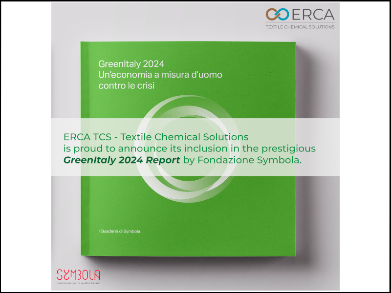 REVECOL® by ERCA TCS riconosciuto nel Rapporto GreenItaly 2024