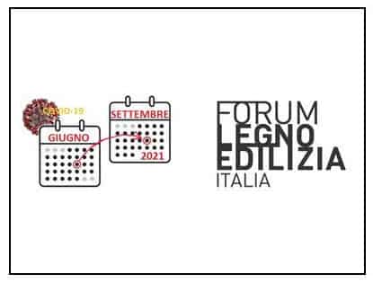 Spostato il ‘9° FORUM dell’Edilizia in Legno’ di Lazise (VR) a settembre