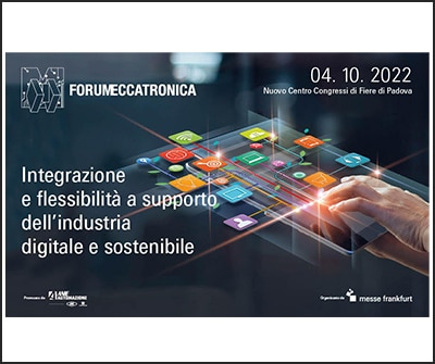 A Padova, la nona edizione di Forum Meccatronica 2022 si terrà il 4 ottobre