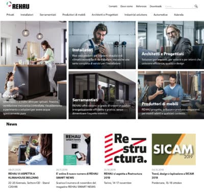 Nuovo volto 2.0 per Rehau