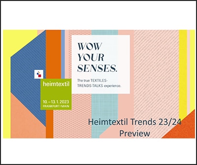 Le tendenze di Heimtextil 23/24 per il futuro dei tessuti per la casa e il contract