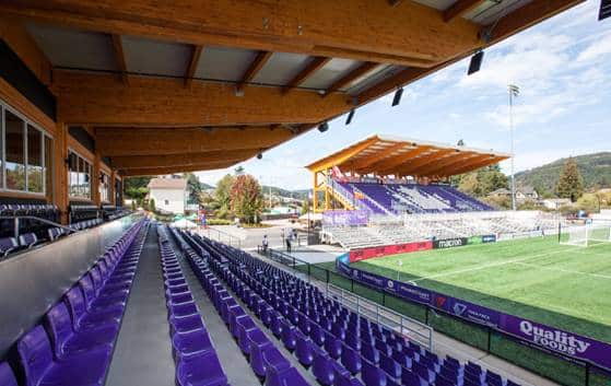 Il primo stadio green: Rubner Holzbau con Bear Stadiums