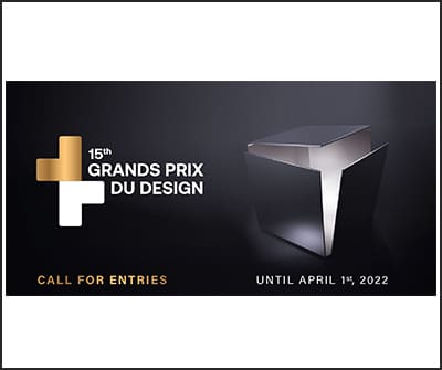 Al via la 15^ edizione del Grands Prix Du Design Awards