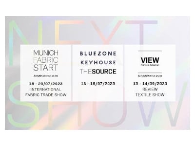 Nuova data per Munich Fabric Start, Bluezone & View