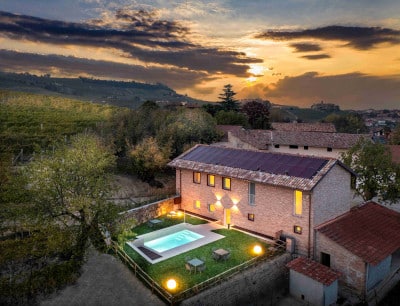 Le superfici di Blustyle per una country house nelle Langhe