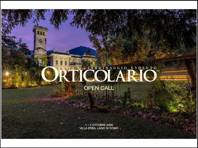 Orticolario 2026: aperte le Iscrizioni per spazi creativi e open call