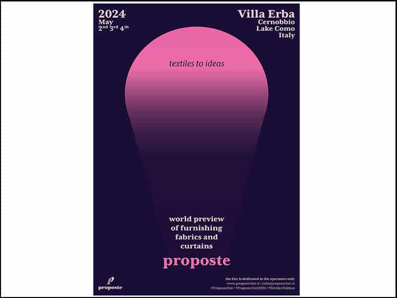 Conto alla rovescia per Proposte, in programma dal 2 al 4 maggio a Cernobbio
