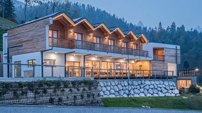 La natura è di casa nella Locanda Giallo, progettata da Manlio Olivotto