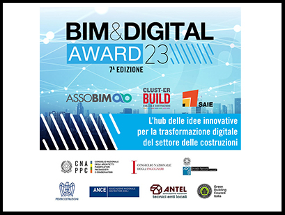 Aperte le iscrizioni al BIM&DIGITAL Awards 2023 per la digital transformation delle costruzioni