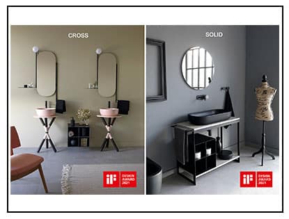 Le collezioni CROSS e SOLID di Scarabeo si aggiudicano l’iF DESIGN AWARD 2021