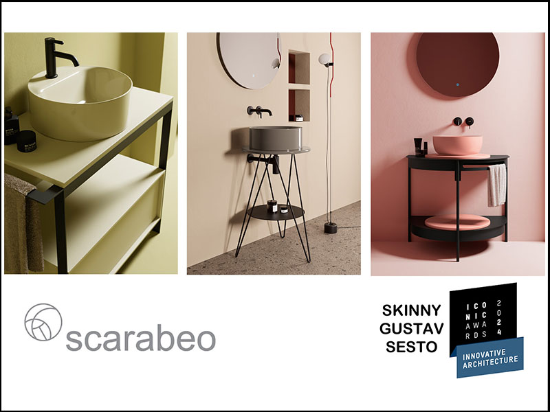 Tre prodotti Scarabeo premiati con l’Iconic Awards 2024