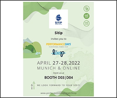 Sitip a Performance Days: la goffratura applicata alla collezione di tessuti riciclati