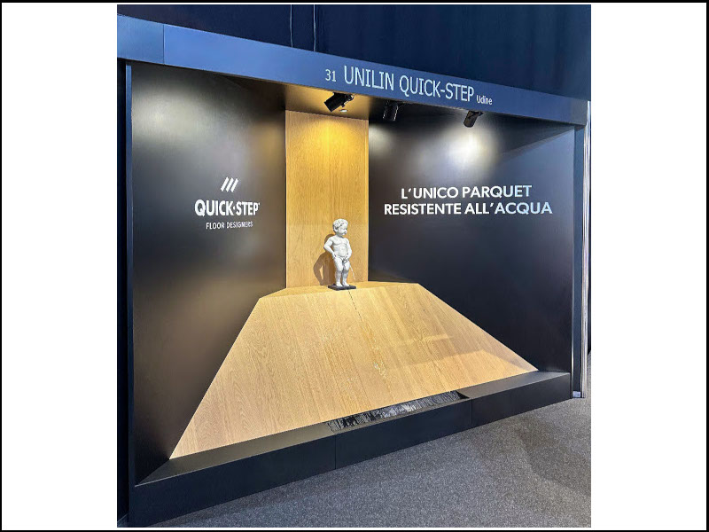 Parquet resistente all’acqua: Quick-Step ‘mette sott’acqua’ il Manneken Pis