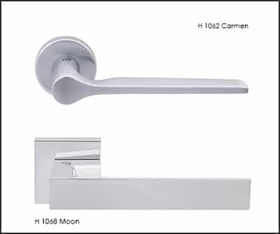 Valli&Valli presenta le maniglie H 1068 Moon e H 1062 Carmen