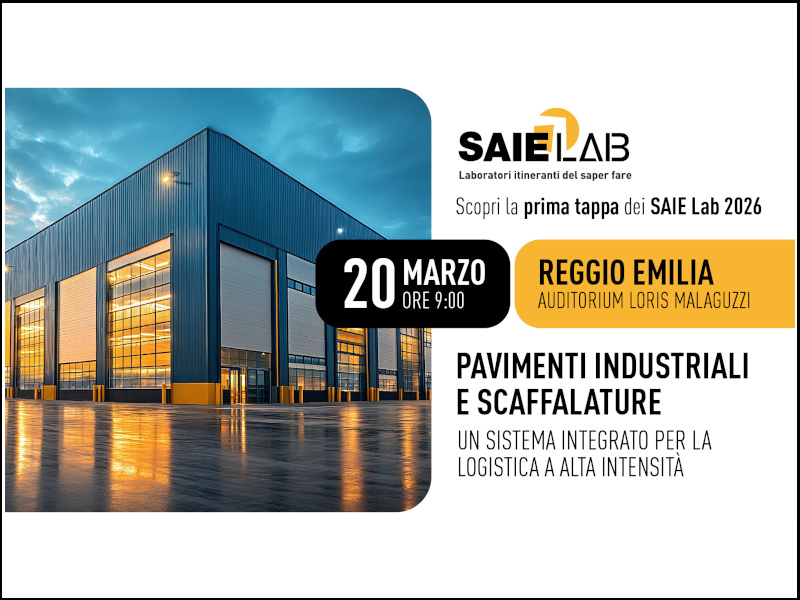 SAIE Lab Reggio Emilia: soluzioni tecnologiche per la logistica ad alta intensità