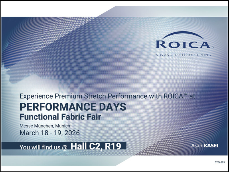 Innovazione tessile tra Europa e Giappone presentata da ROICA™ ai Performance Days 2026