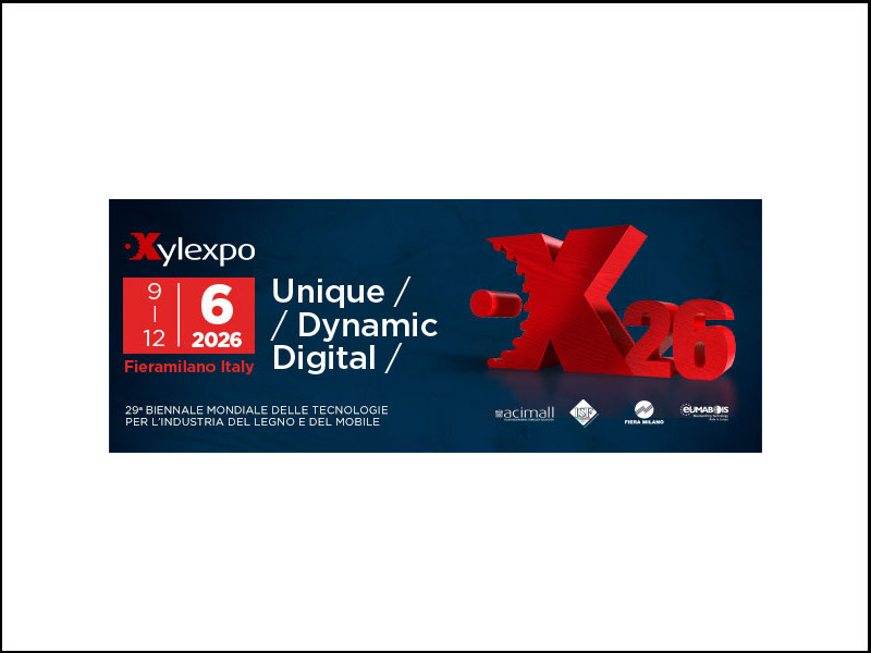 Xylexpo/Composites Future 2026: confermata la presenza dei principali player internazionali