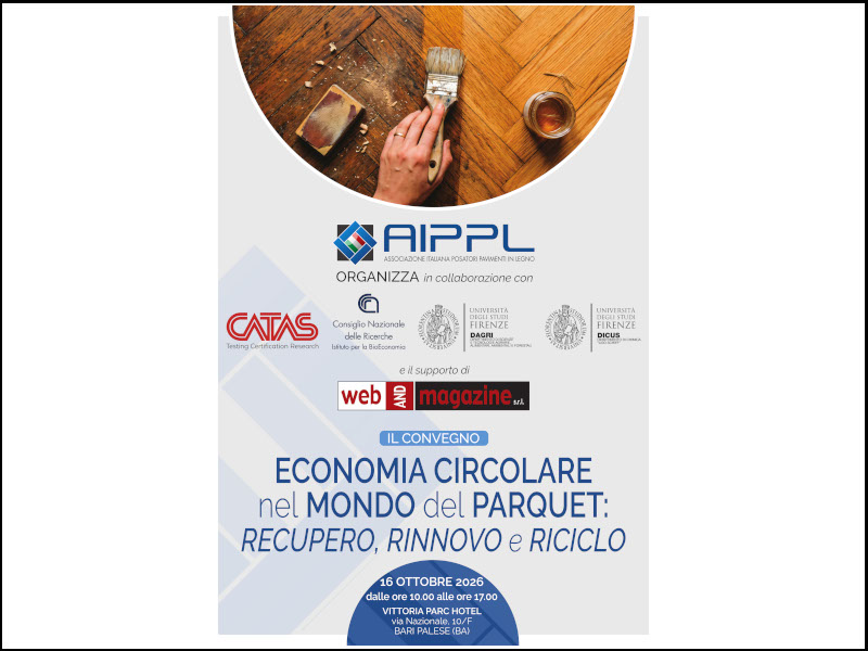 A Bari, il convegno sull’economia circolare nel mondo del parquet
