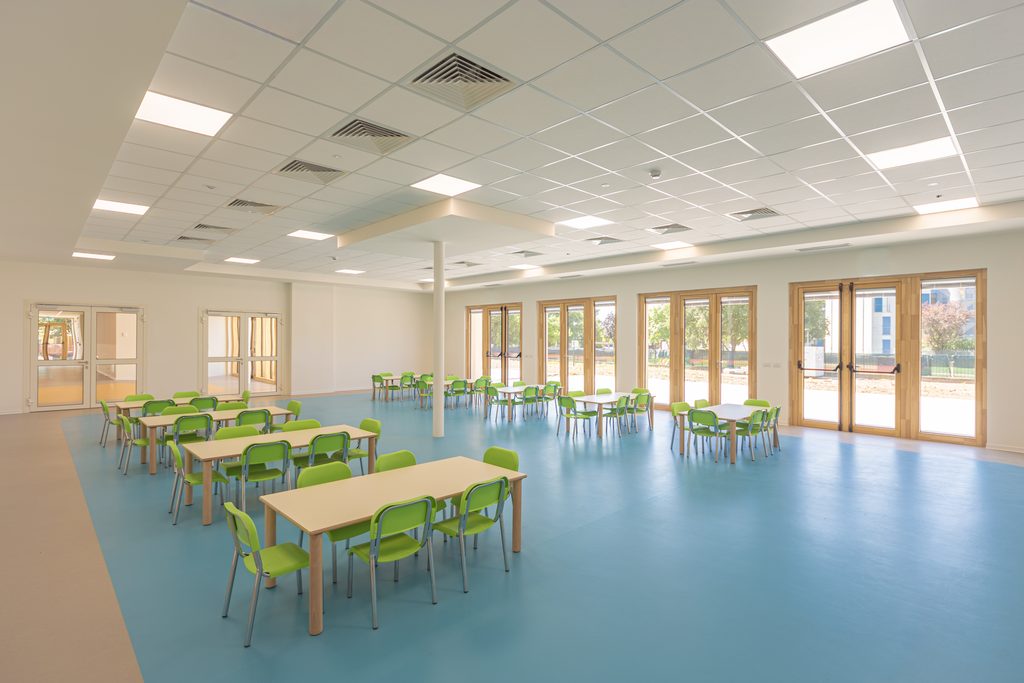 Fasi di costruzione della nuova Scuola dell’infanzia Don Minzoni di Rezzato, dal cantiere all’edificio completato